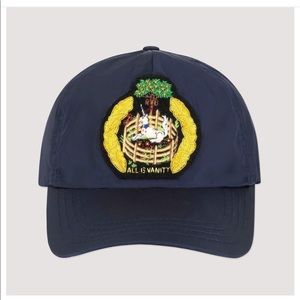 Rowing Blazers "All is Vanity" Princess Diana hat.
